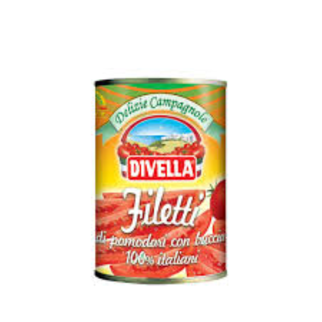 DIVELLA FILLETI DI POMODORO 400G